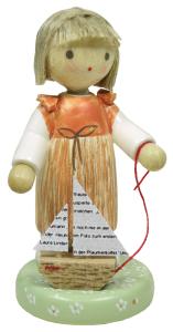 Flade Mädchen mit Segelboot  (Flade 5184) Mädchen mit Segelboot